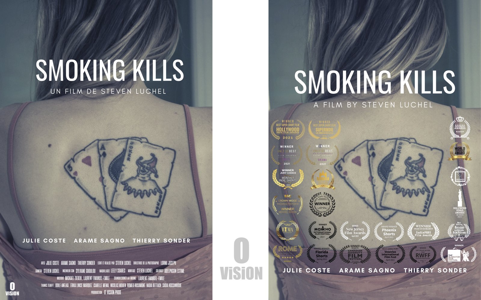 Affiche Smoking Kills FR/EN