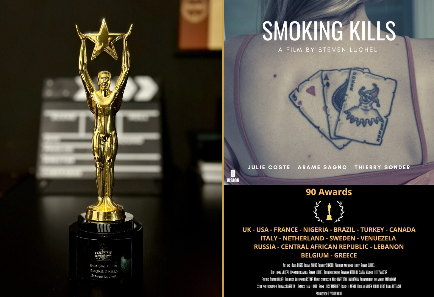 Trophées et palmarès Smoking Kills - 90 prix