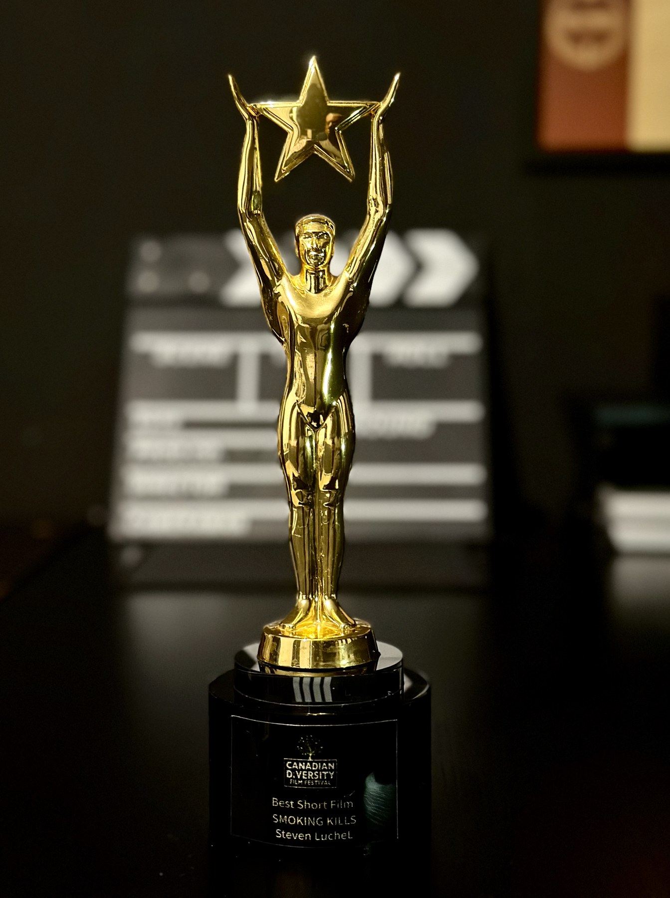 Trophée Canadian Diversity Film Festival - Best Short Film, Smoking Kills