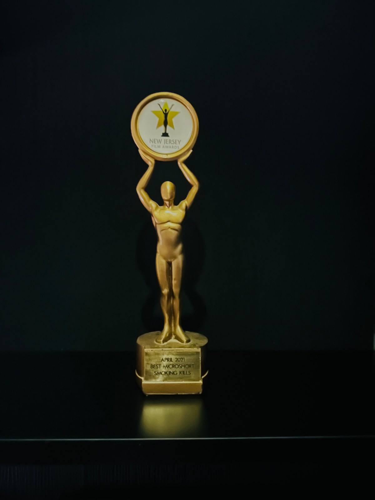Trophée New Jersey Film Awards - Best Microshort, Smoking Kills